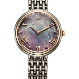 Titan Women Purple Round Dial Analogue Watch 95243KM01-picture-6