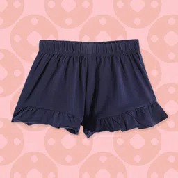 Chicco Girls Navy Blue Solid Shorts-picture-10