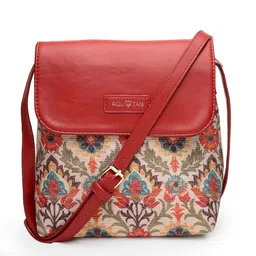 AQUATAN Floral Printed PU Bucket Sling Bag-picture-16