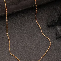 NVR Women Gold-Plated Minimal Chain image 1