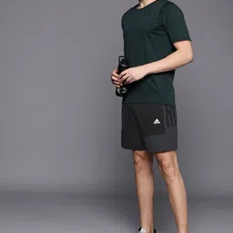 ADIDAS Men Black Solid Training Sports Shorts-image-59