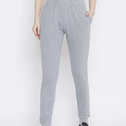PERFKT-U Women Grey Solid Track Pants-image-41