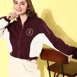The Roadster Life Co. Front-Open Colourblocked Sweatshirt-picture-38