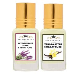 Menjewell Set Of 2 Lavender Love & Vanilla Attar - 10 ml-picture-24