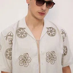 Oversized Embroidered Shirt-image-6