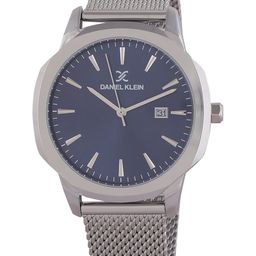 Daniel Klein Men Blue & Silver-Toned Analogue Watch DK.1.12414-3-picture-1