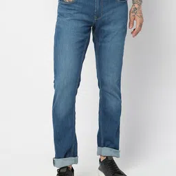 SPYKAR Men Rover Narrow Leg Light Fade Stretchable Jeans image 1