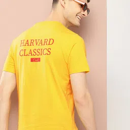 Harvard Brand Logo Printed Pure Cotton T-shirt-picture-38
