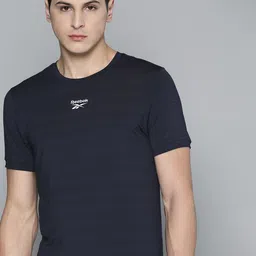 Reebok Men Brand Logo Printed Speedwick Training T-shirt-picture-11