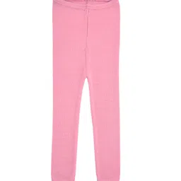 RVK Girls Pink Solid Ankle-Length Leggings-image-40