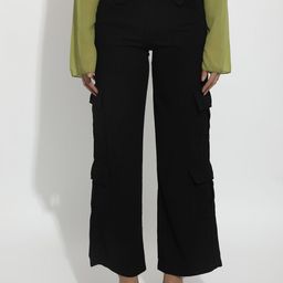 LULU & SKY Women Wide Leg Clean Look Cargos-picture-47