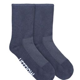 Heelium Unisex Grey Solid Bamboo Diabetic & Anti-odour Calf-Length Socks-picture-48