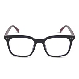 Voyage Black Square Frame for Men & Women TR75239MG3858-picture-35