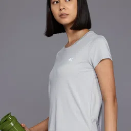 HRX by Hrithik Roshan Typography Reflective Printed Sports T-shirt-image-35