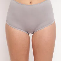BASIICS by La Intimo Women Grey Solid Boy Shorts BCPBS11GY0-picture-31