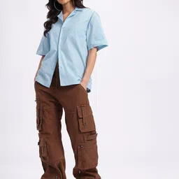 glitchez Unisex Relaxed Theory Poplin Shirt image 2