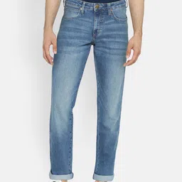 Wrangler Men Blue Millard Regular Fit Mid-Rise Clean Look Stretchable Jeans-picture-57