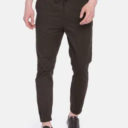 Mast & Harbour Men Brown Regular Fit Solid Joggers-picture-22