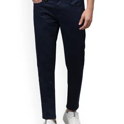 Being Human Men Solid Navy Blue Casual Jeans-image-50