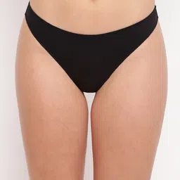 BASIICS by La Intimo Women Black Solid Thongs BCPTH11BK0-picture-38