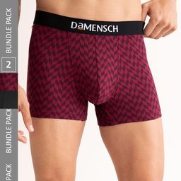 DaMENSCH Pack of 2 Printed & Solid Anti-Bacterial Deo-Cotton Trunks 9631173-1-20211086-1-picture-47