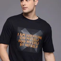 HRX by Hrithik Roshan Men Brand Logo Printed T-shirt-picture-45