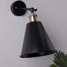 Homesake Black Solid Handcrafted Guard Swing Arm Light-image-96
