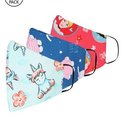 Tossido Kids Pack Of 3 3-Ply Reusable Outdoor Masks-picture-43