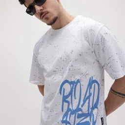 The Roadster Life Co. Puff Print Relaxed Fit Pure Cotton T-shirt-picture-28