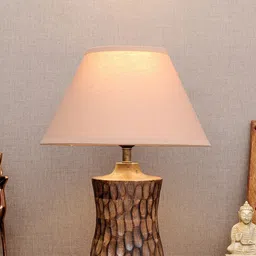 THE LIGHT STORE Brown Self-Design Bedside Standard Lamp-picture-37