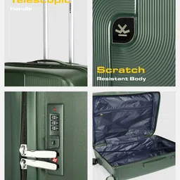 WROGN Unisex Hard Shell Large Trolley Suitcase 68.5L image 5