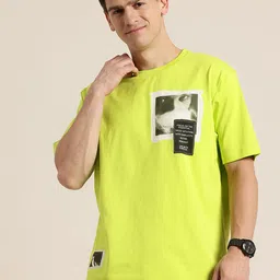 HERE&NOW Graphic Print Pure Cotton T-shirt-picture-13