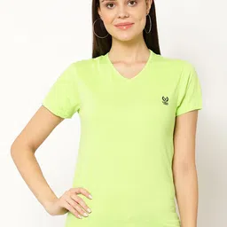 mack jonney VIMAL JONNEY Women Pack Of 2 Solid V-Neck T-shirt-picture-37