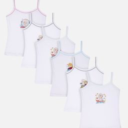 Bodycare Kids Girls Pack of 6 Assorted Frozen Innerwear Vests KIAE941-PK001-picture-22
