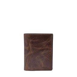 Fossil Men Brown Textured Leather Two Fold Wallet-picture-41