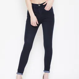 Nifty Women Blue Slim Fit High-Rise Clean Look Stretchable Jeans-image-83