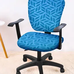 Cortina Set Of 6 Blue Printed Chair Covers-image-74