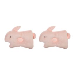 meemee Mee Mee Pink Rabbit Shaped Pillow-picture-9