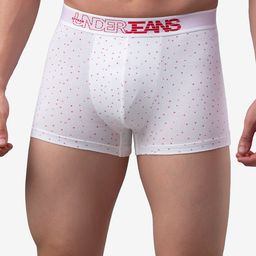 UnderJeans by Spykar Men White & Red Printed Trunks UJMTRPTS034-picture-28