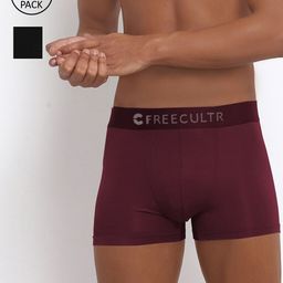 FREECULTR Men Pack of 2 Solid Anti-Bacterial Trunks FC-CX-T-PW-SAB-picture-21