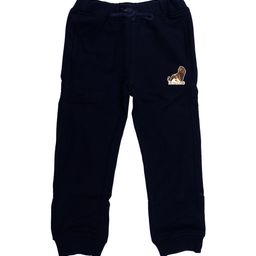 Disney by Wear Your Mind Kids Navy Blue Solid Pure Cotton Joggers-picture-46