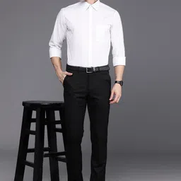 Raymond Men Pure Cotton Micro Ditsy Slim Fit Formal Shirt-image-48