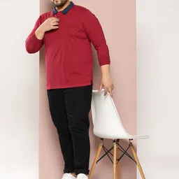 Sztori Plus Size Polo Collar T-shirt-picture-17