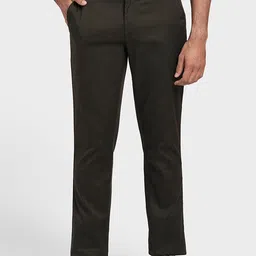 ColorPlus Men Green Chinos Trousers-picture-39