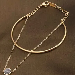 PALMONAS Gold-Plated Multistrand Bracelet image 1