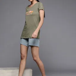 Columbia Women Green Daisy Days Brand Logo T-shirt-image-43