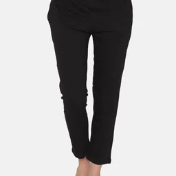 Clovia Women Black Solid Lounge Pants LB0173P13XL-picture-31