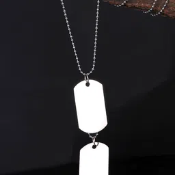 Yellow Chimes Silver-Toned Rhodium-Plated Pendant With Chain image 1