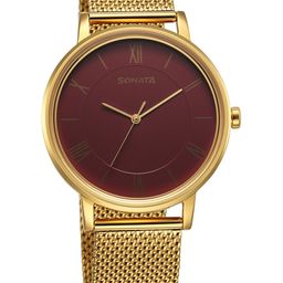 Sonata Men Bracelet Style Straps Analogue Watch 7131YM03-picture-10