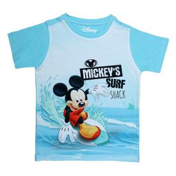 Disney by Wear Your Mind Boys Blue Mickey Mouse Printed Round Neck T-shirt-picture-12